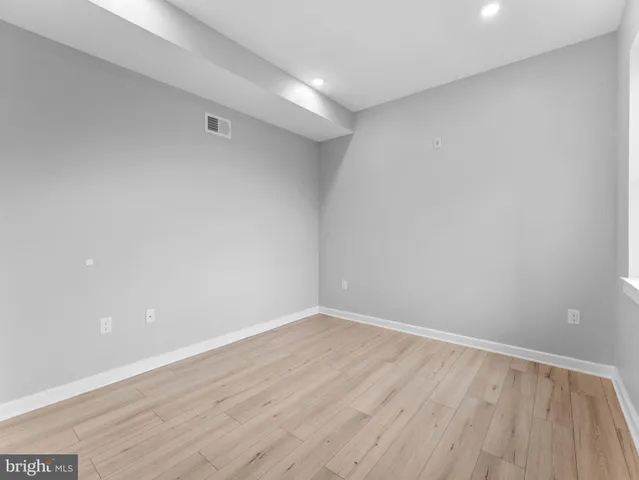 wooden floor in a room