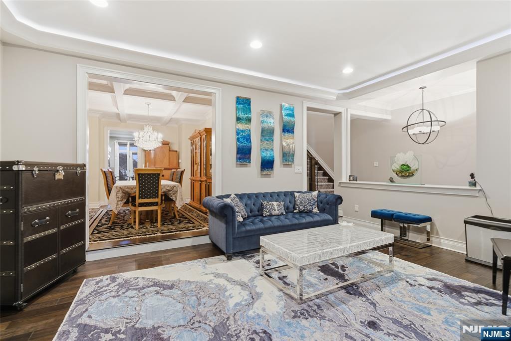 119 Hudson Cove Edgewater, NJ 07020 - Photo 16 of 44 a living room with furniture and wooden floor