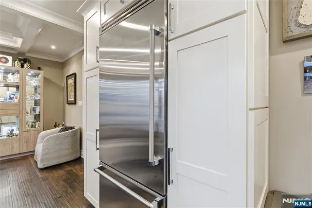 a bathroom with a tub and shower