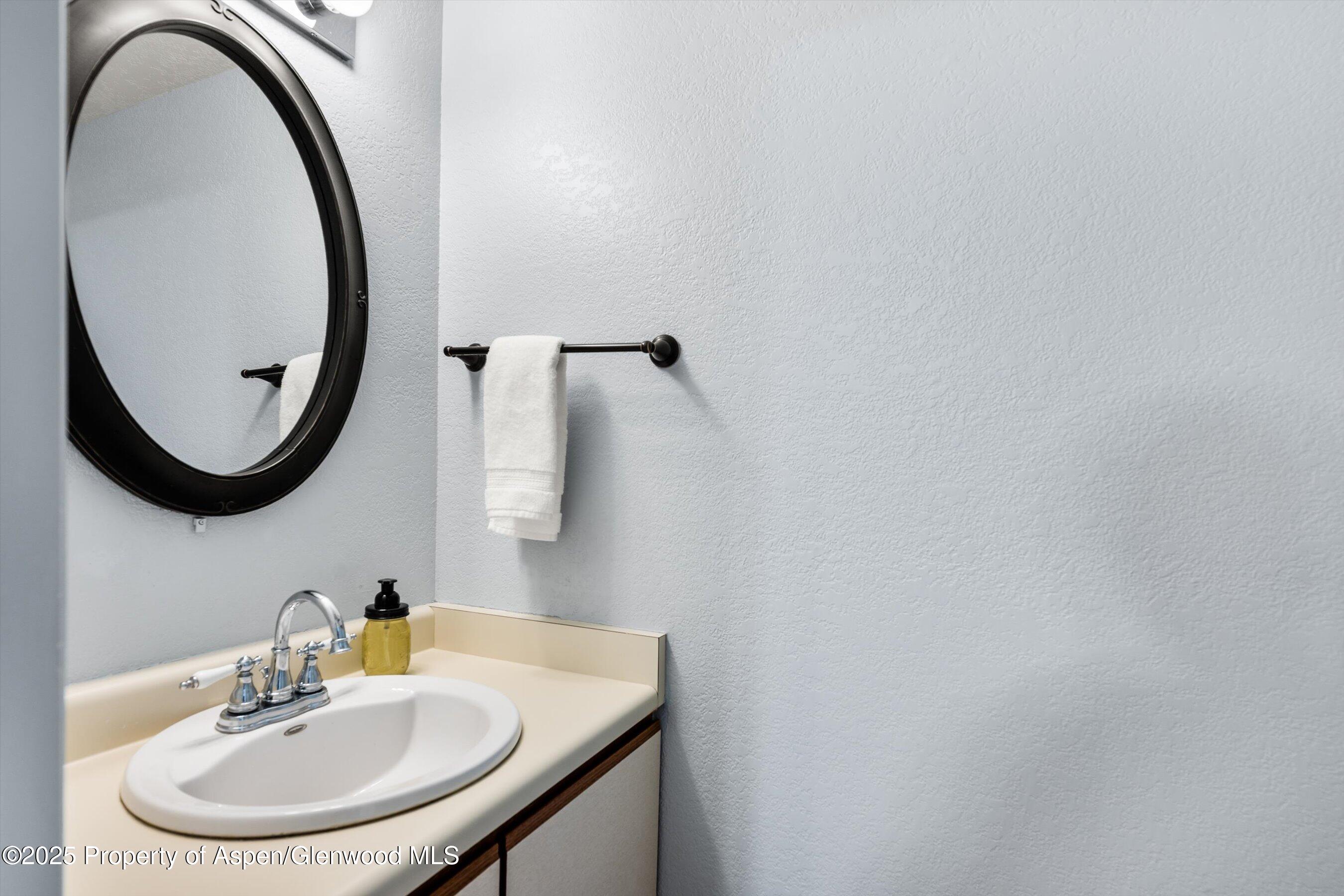 323 Park Avenue, Unit G2 Basalt, CO 81621 - Photo 17 of 17 a bathroom with a sink and a mirror