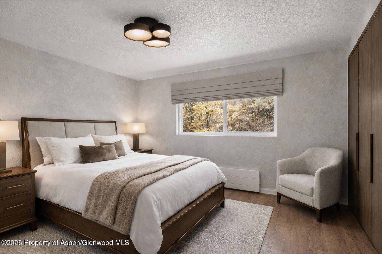 323 Park Avenue, Unit G2 Basalt, CO 81621 - Photo 3 of 25 a bedroom with a bed and a couch