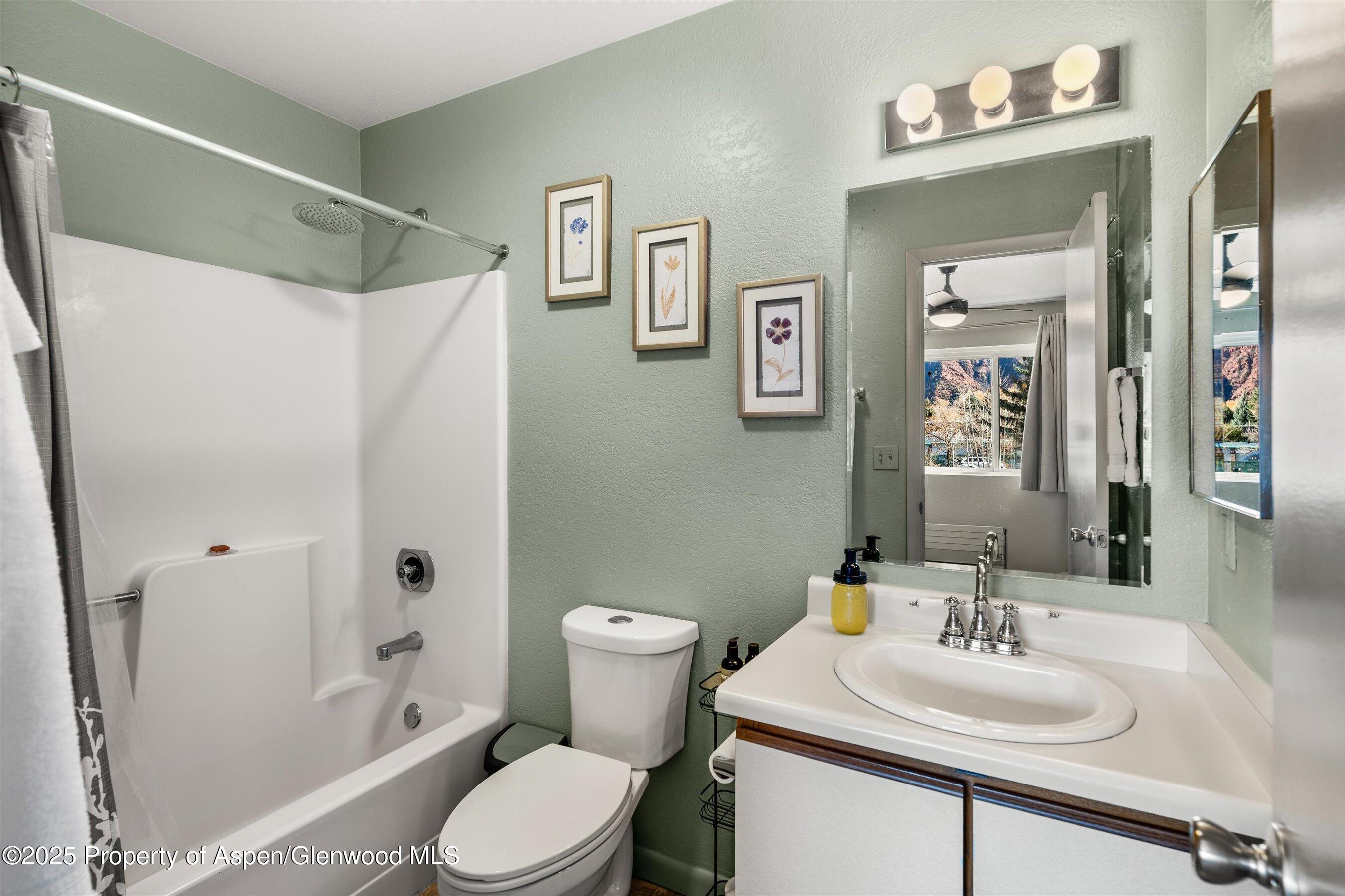 323 Park Avenue, Unit G2 Basalt, CO 81621 - Photo 10 of 17 a bathroom with a sink toilet and shower