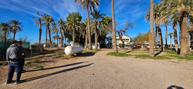 a view of road and with trees
