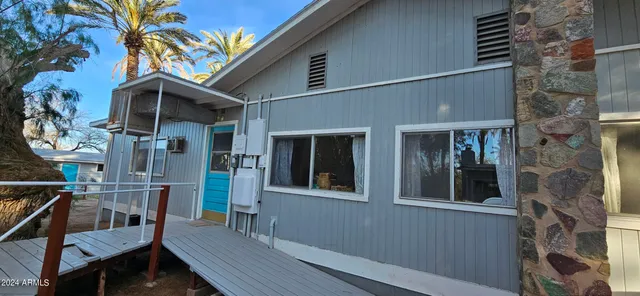 a view of a palm trees