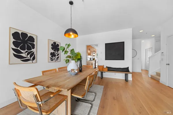 a view of yard with swimming pool and outdoor seating