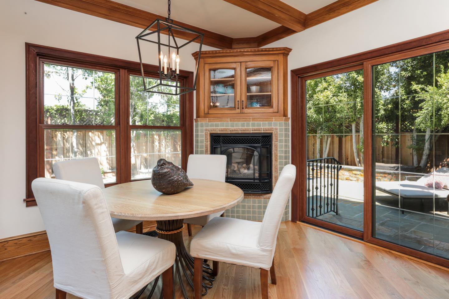 255 Lyell Street Los Altos, CA 94022 - Photo 18 of 50 a view of a dining room with furniture window and outside view