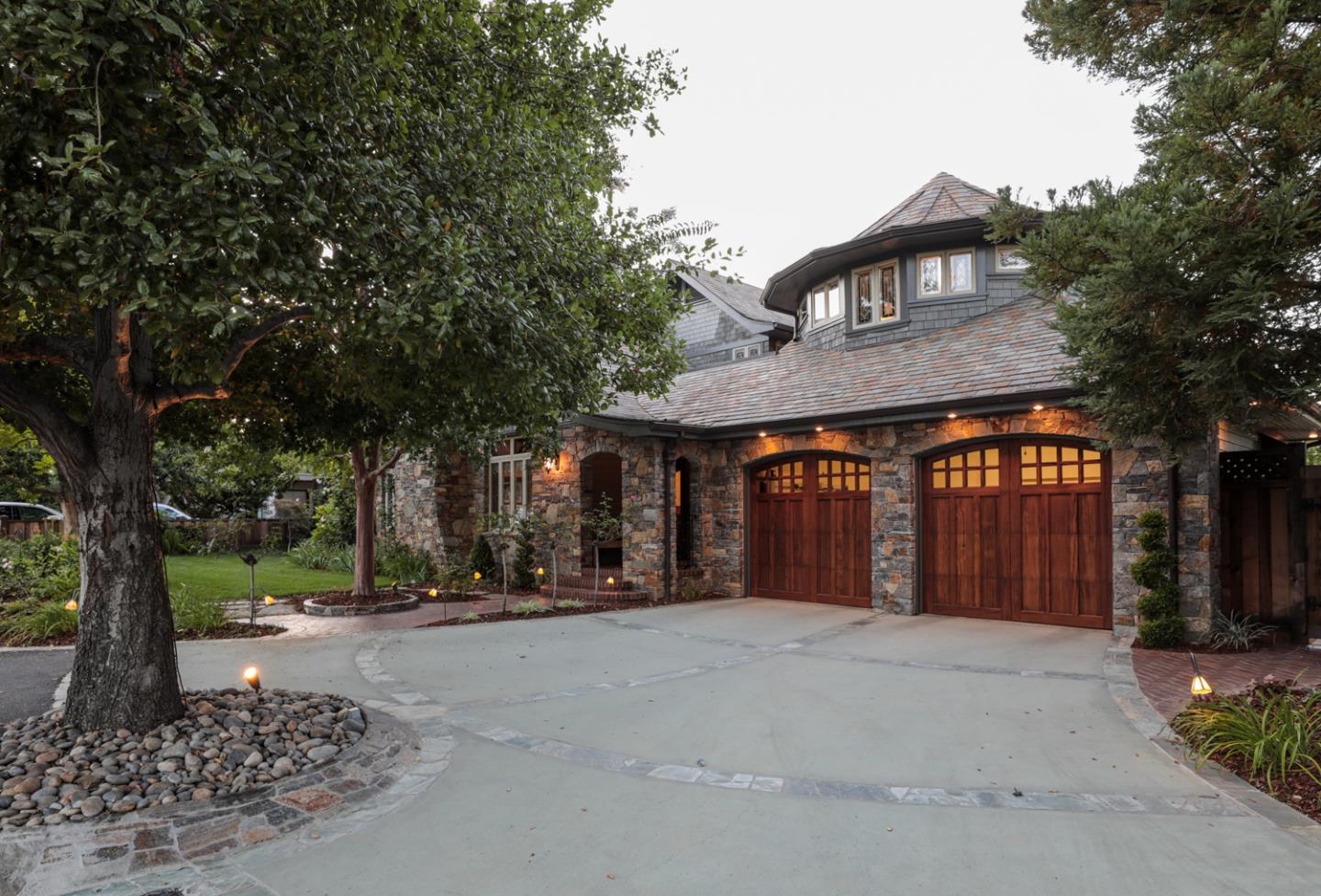 255 Lyell Street Los Altos, CA 94022 - Photo 2 of 50 a front view of a house with a yard