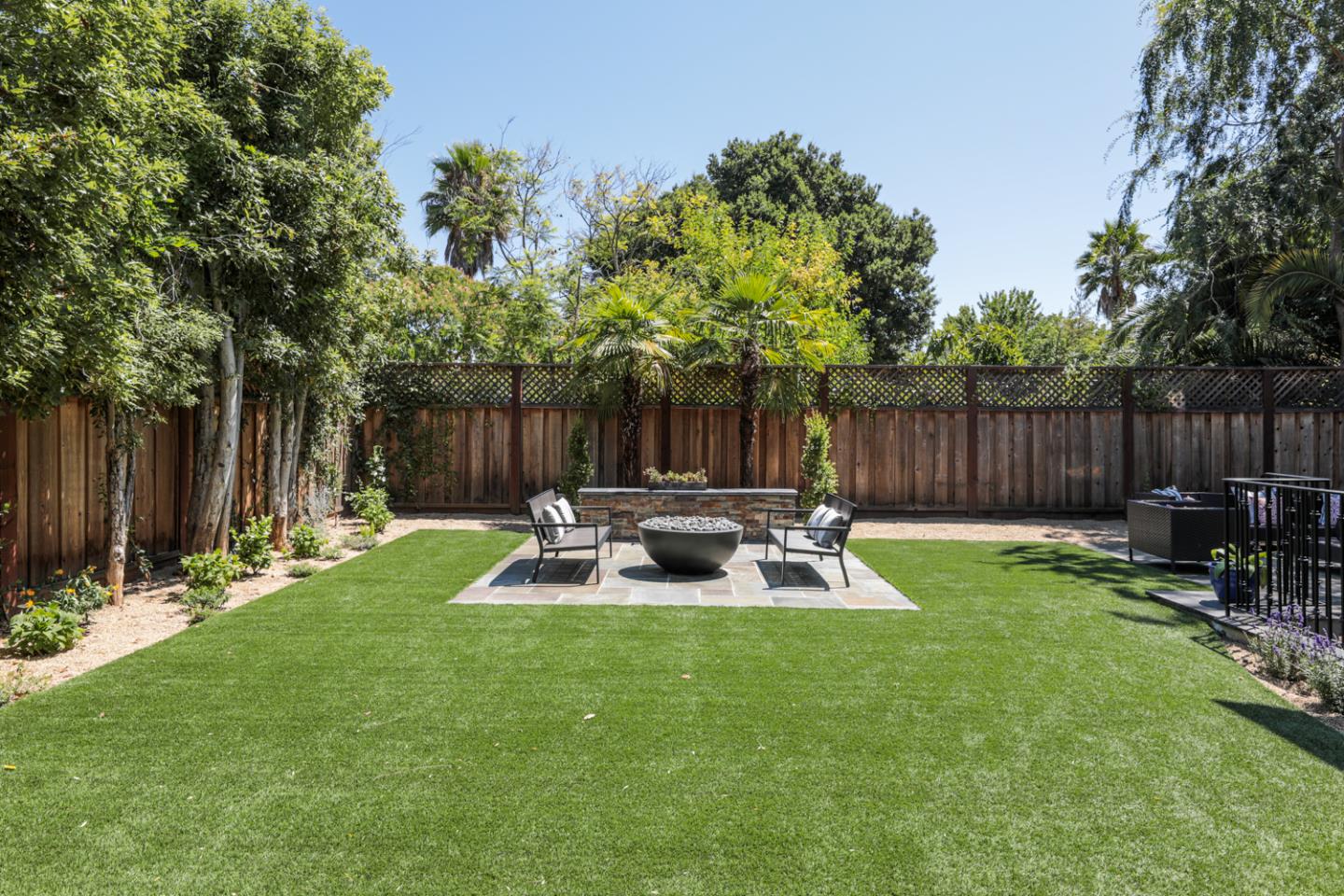 255 Lyell Street Los Altos, CA 94022 - Photo 25 of 50 a view of back yard with outdoor seating