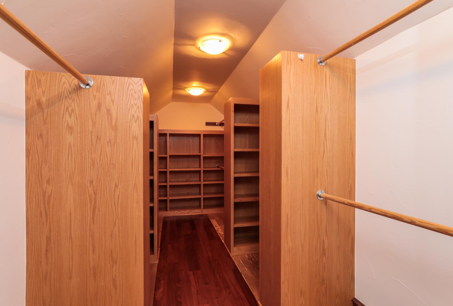 255 Lyell Street Los Altos, CA 94022 - Photo 34 of 50 a view of walk in closet with empty racks