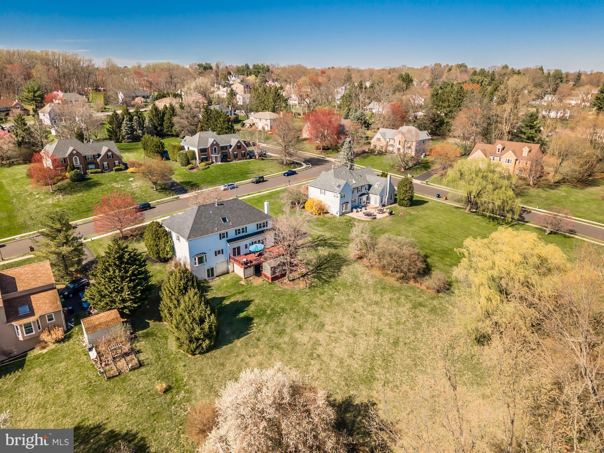 1537 Foxbury Road Ambler, PA 19002 - Photo 4 of 52 an aerial view of residential houses with outdoor space and trees