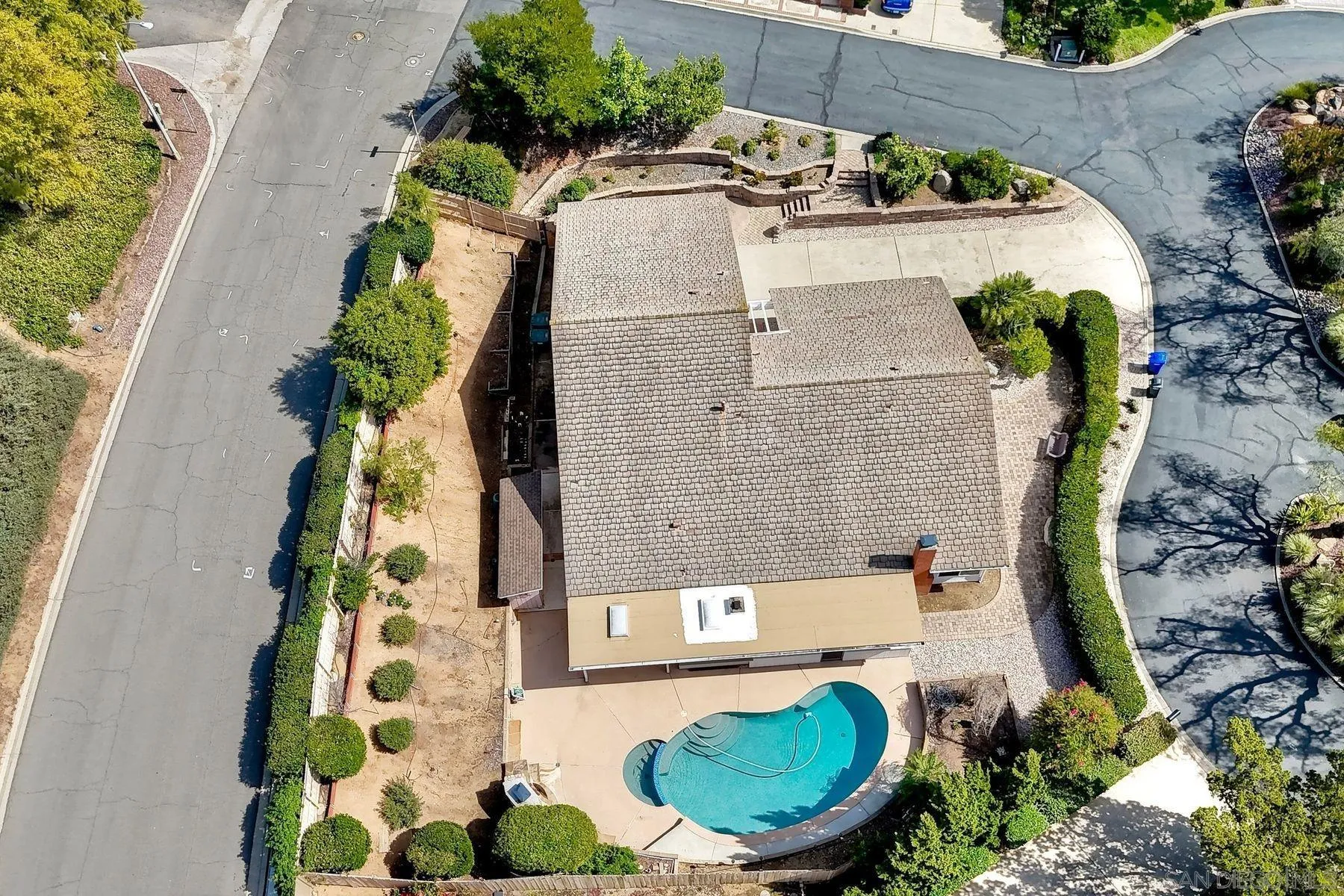 17240 Cuvee Court Poway, CA 92064 - Photo 51 of 62 an aerial view of a house with outdoor space