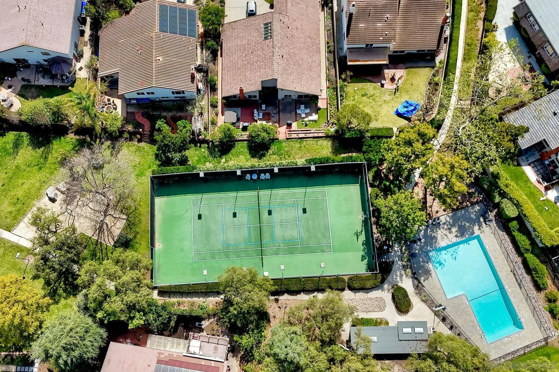 17240 Cuvee Court Poway, CA 92064 - Photo 55 of 62 an aerial view of a house