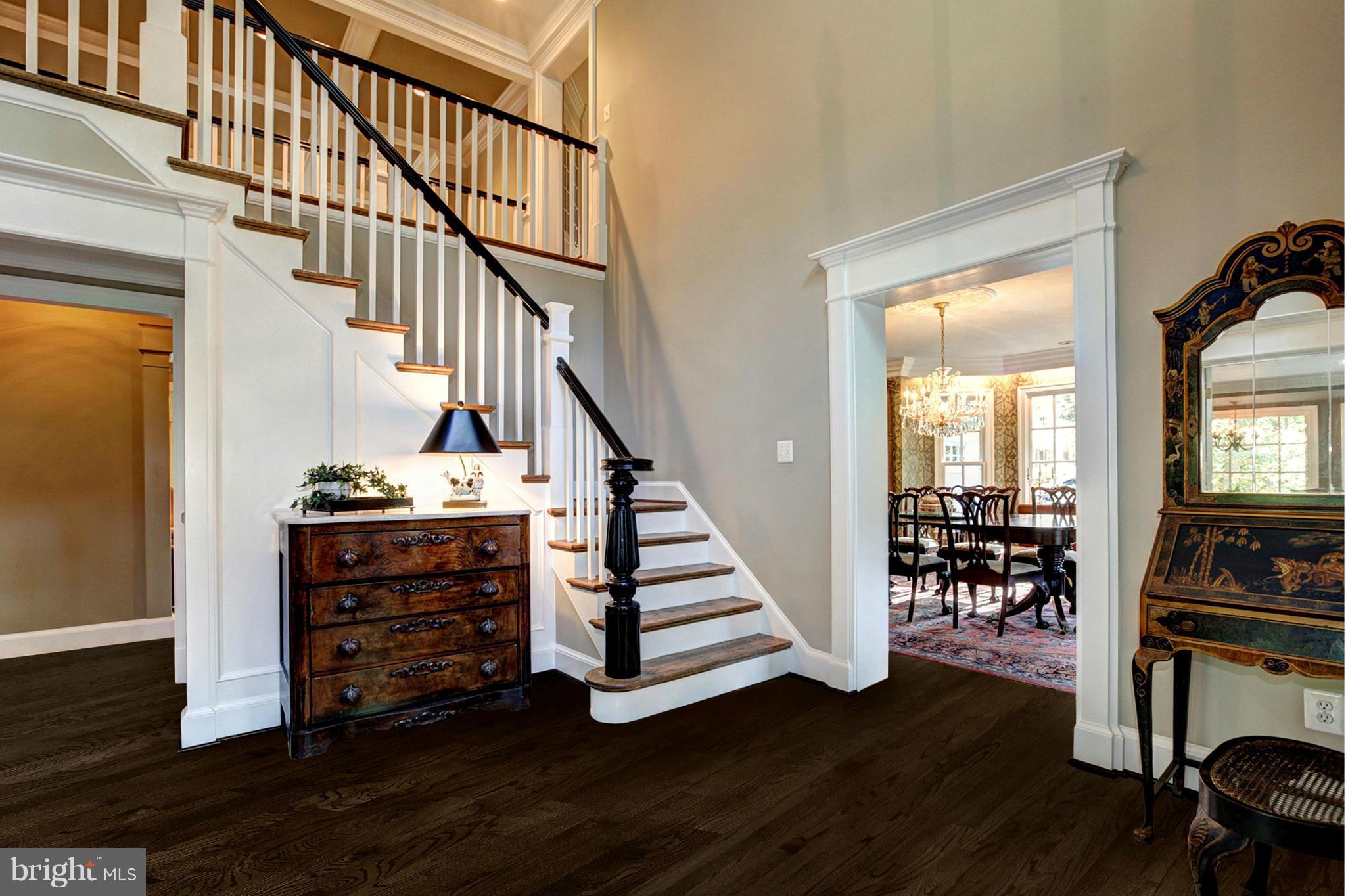 7414 Dulany Drive McLean, VA 22101 - Photo 3 of 30 a view of entryway and hall with wooden floor