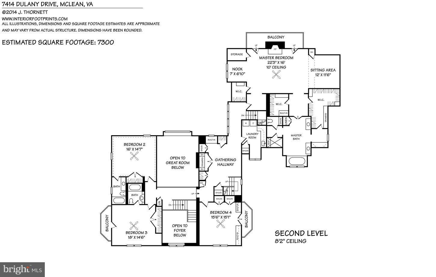 7414 Dulany Drive McLean, VA 22101 - Photo 29 of 30 a picture of a bench in front of a wall