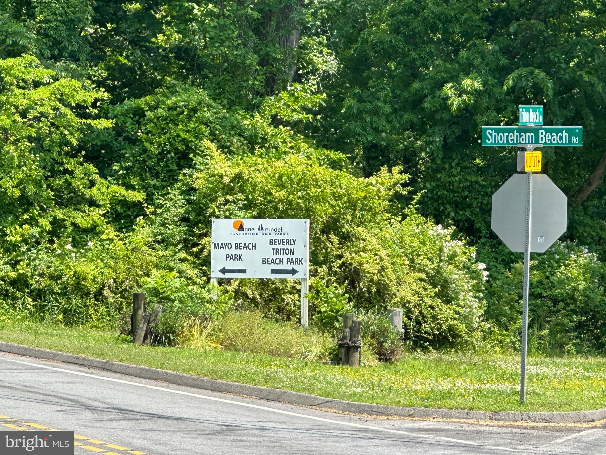 120 Lakeview Avenue Edgewater, MD 21037 - Photo 32 of 35 Mayo and Trition Beach Signs