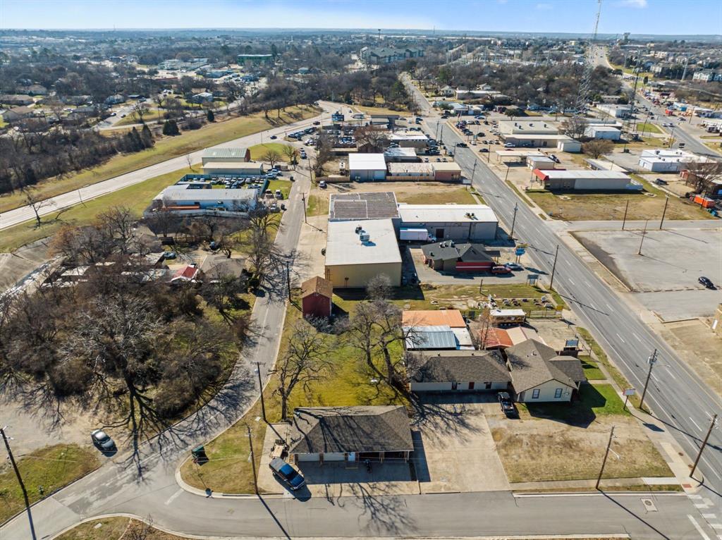 606 Wainwright Street Denton, TX 76201 - Photo 12 of 14 an aerial view of a city
