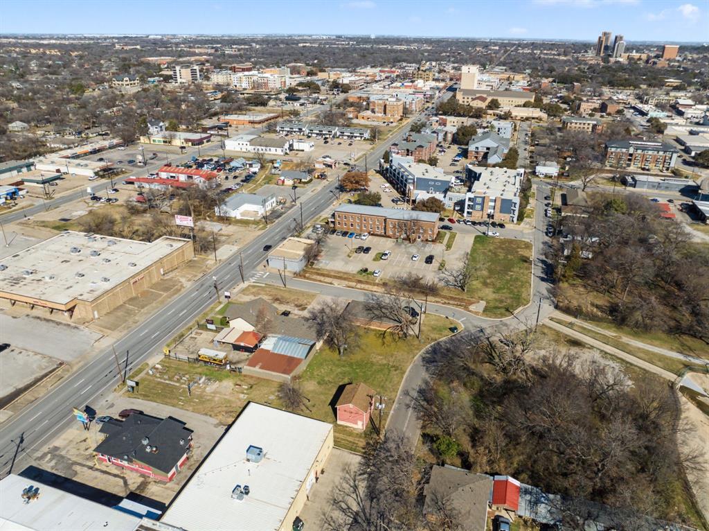 606 Wainwright Street Denton, TX 76201 - Photo 9 of 14 an aerial view of a city
