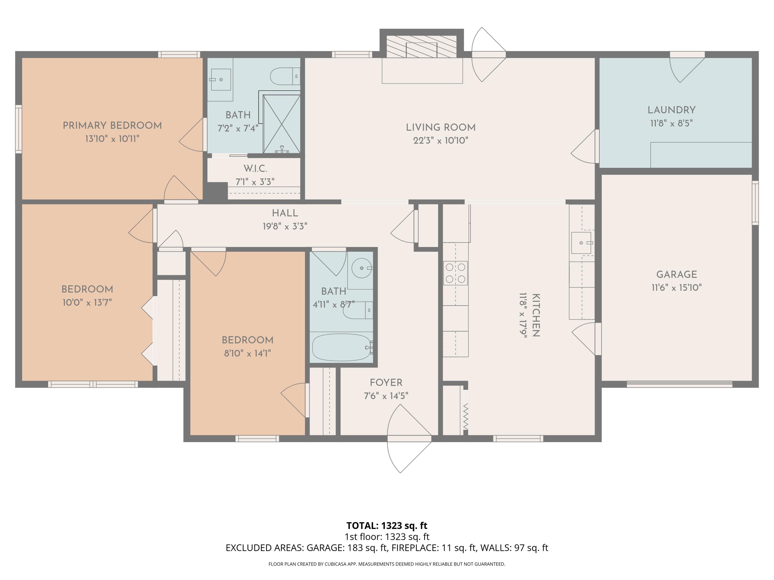 1101 Stuart Drive Moncks Corner, SC 29461 - Photo 22 of 22 1101 Stuart Dr floor plan