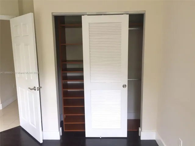 a view of closet