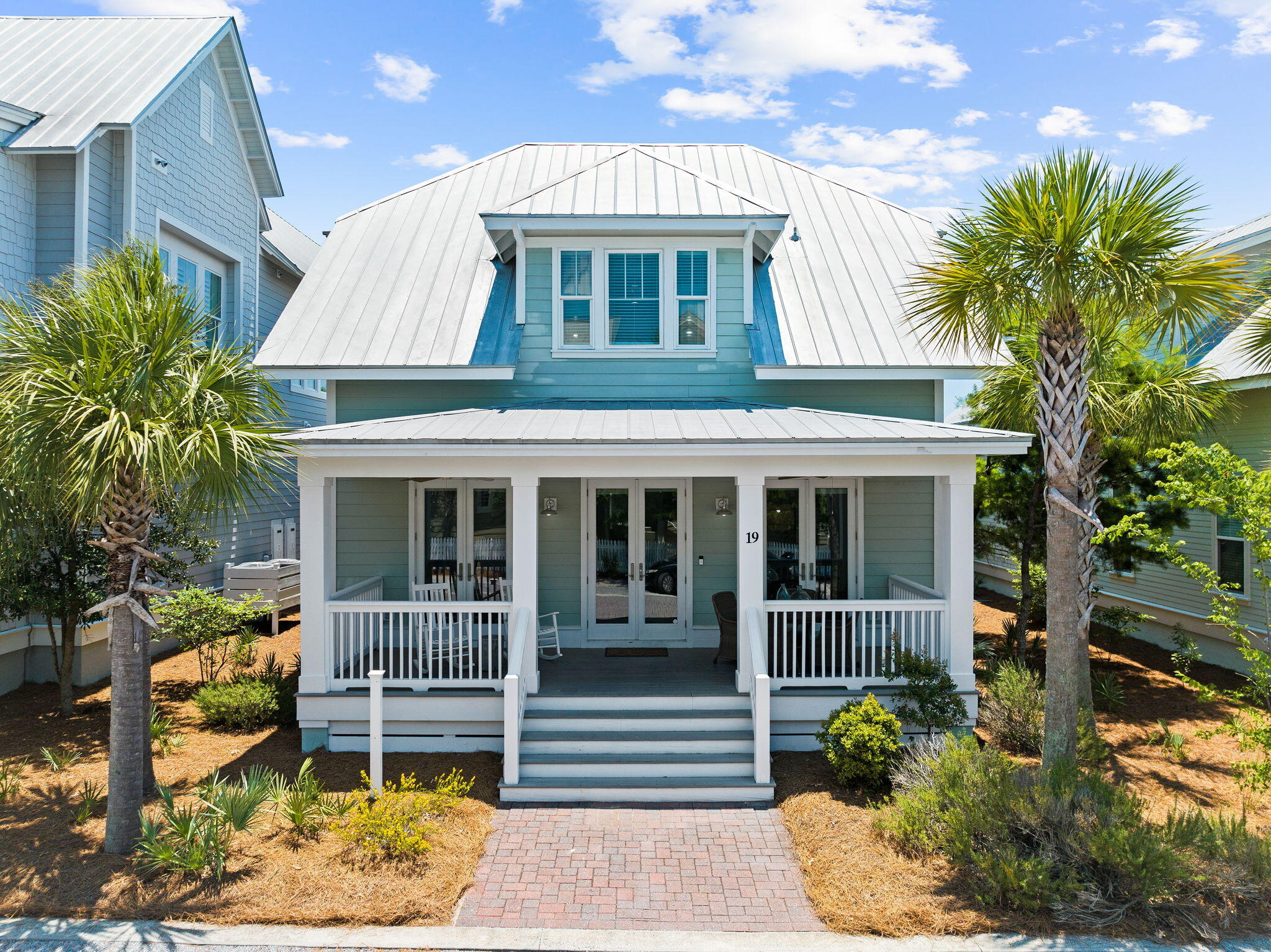 19 West Chester Street Inlet Beach, FL 32461 - Photo 30 of 49 a front view of a house with garden
