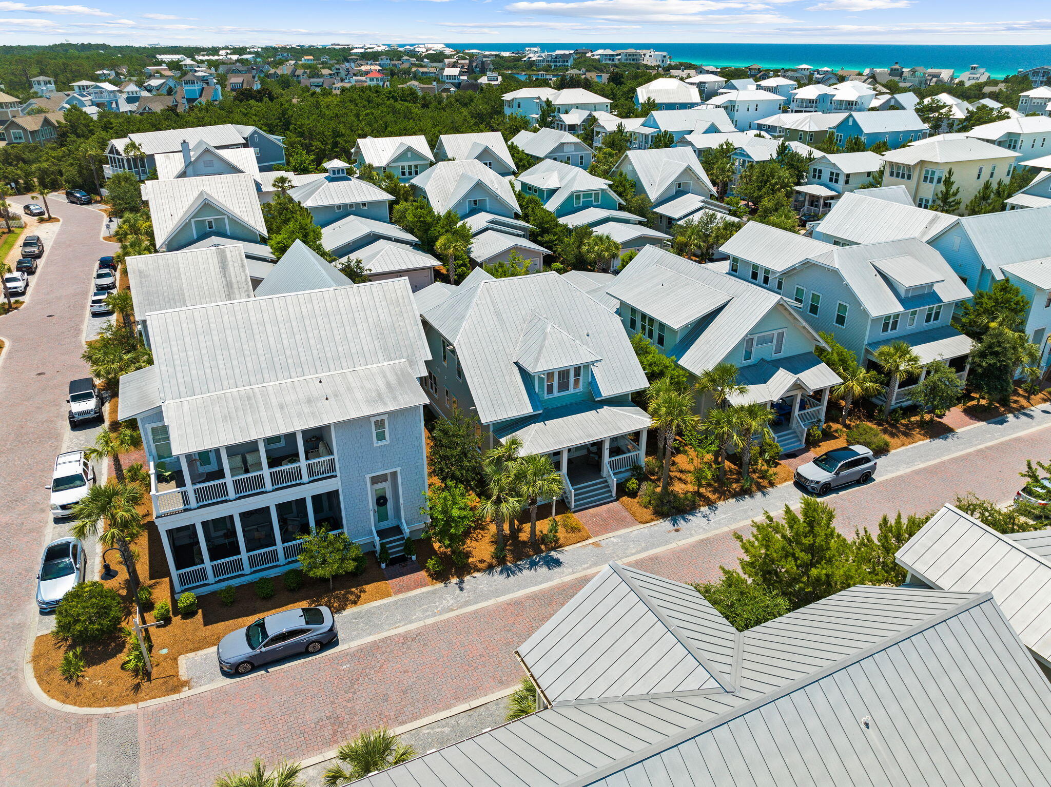19 West Chester Street Inlet Beach, FL 32461 - Photo 36 of 49 a picture of houses with yard