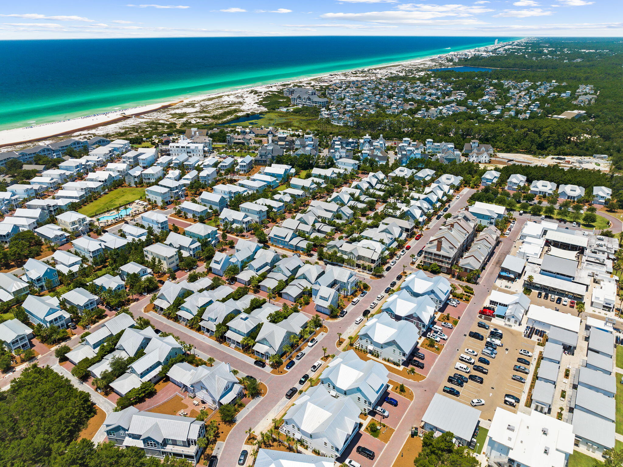 19 West Chester Street Inlet Beach, FL 32461 - Photo 37 of 49 an aerial view of a city