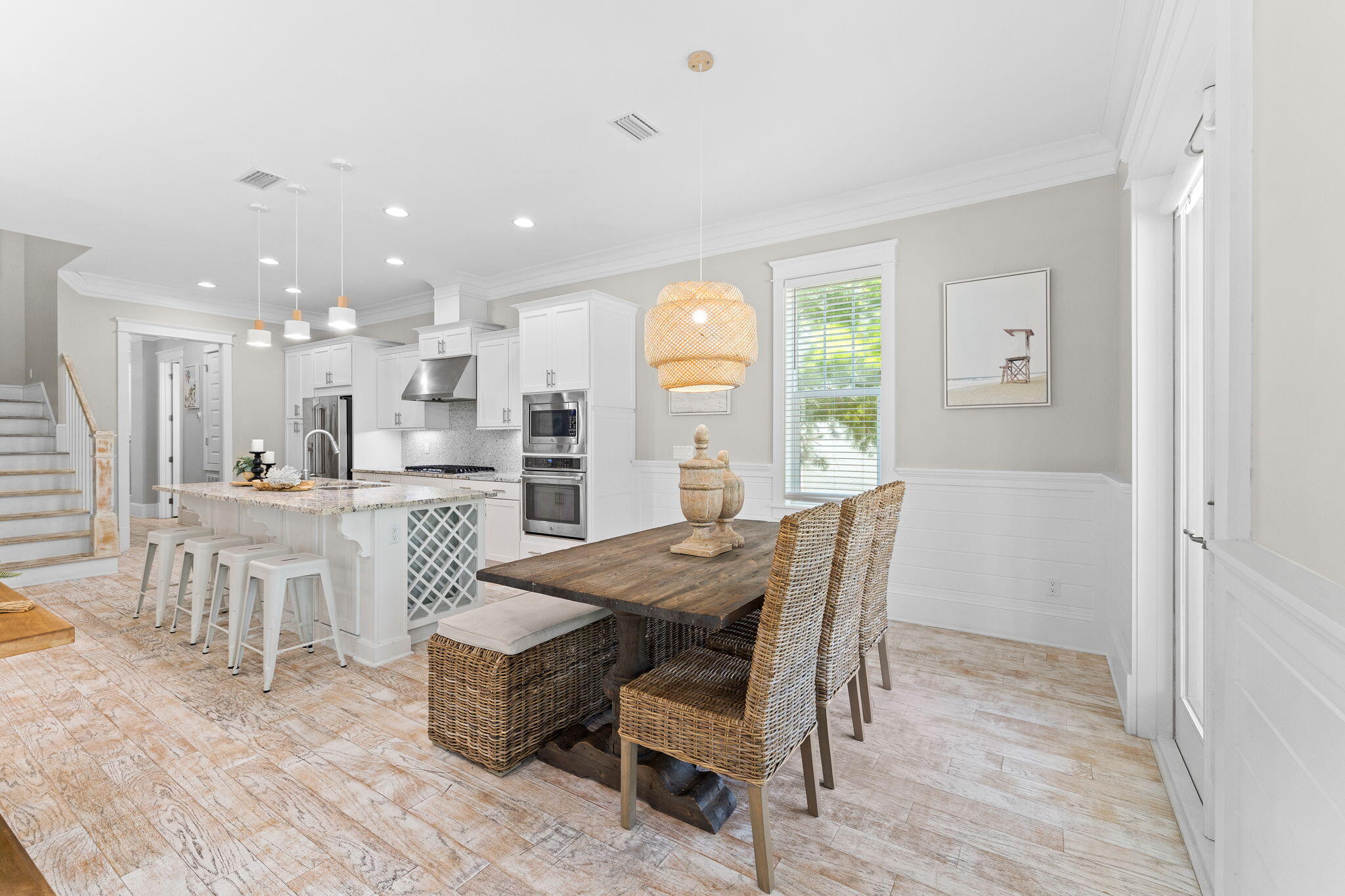 19 West Chester Street Inlet Beach, FL 32461 - Photo 9 of 49 a view of a dining room with furniture and wooden floor