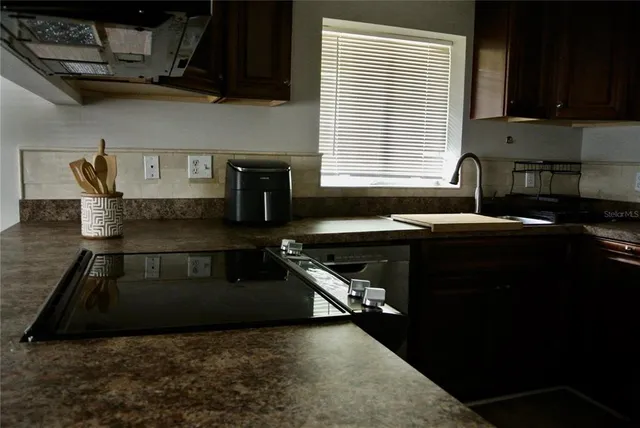 a close view of walk in closet