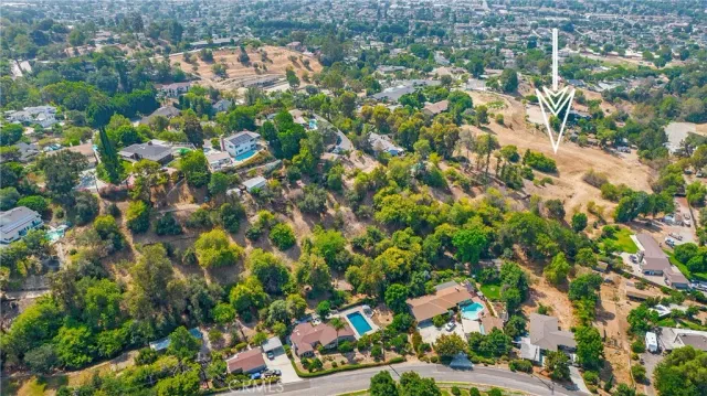 a backyard of a house