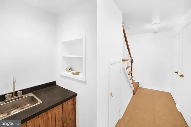 a view of room with gym equipment