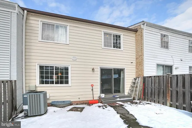 a backyard of a house