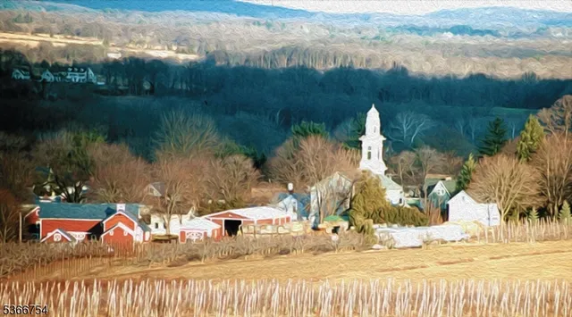 a view of a lake from a yard