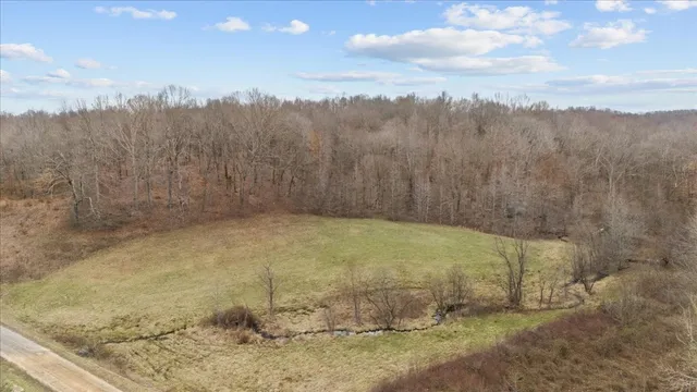 a backyard of a house