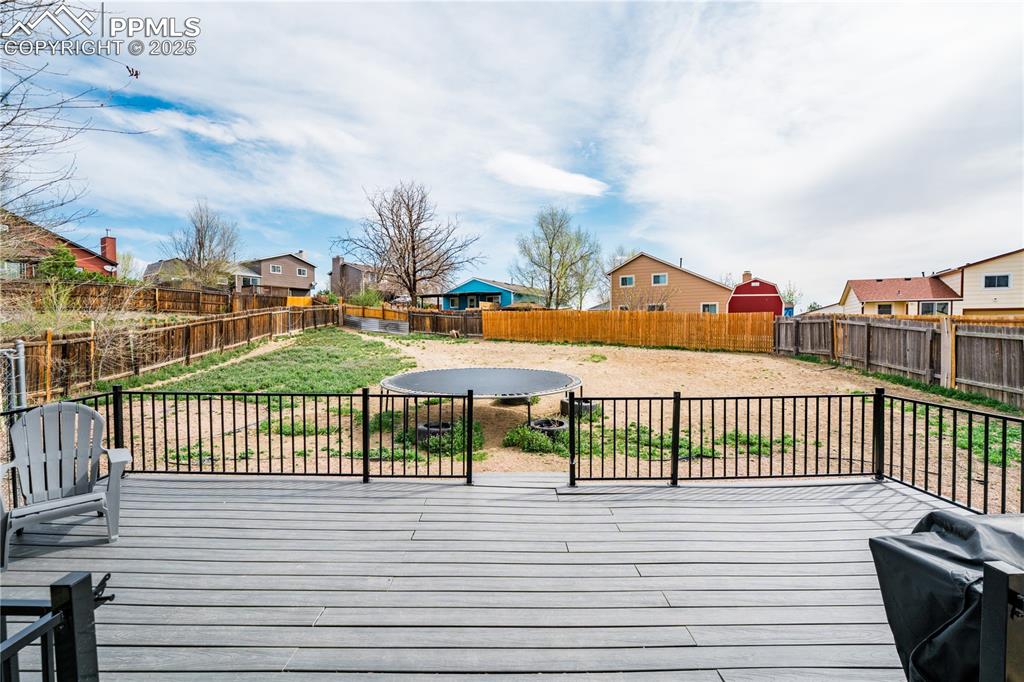 538 Blossom Field Road Fountain, CO 80817 - Photo 12 of 16 a view of a city from a balcony