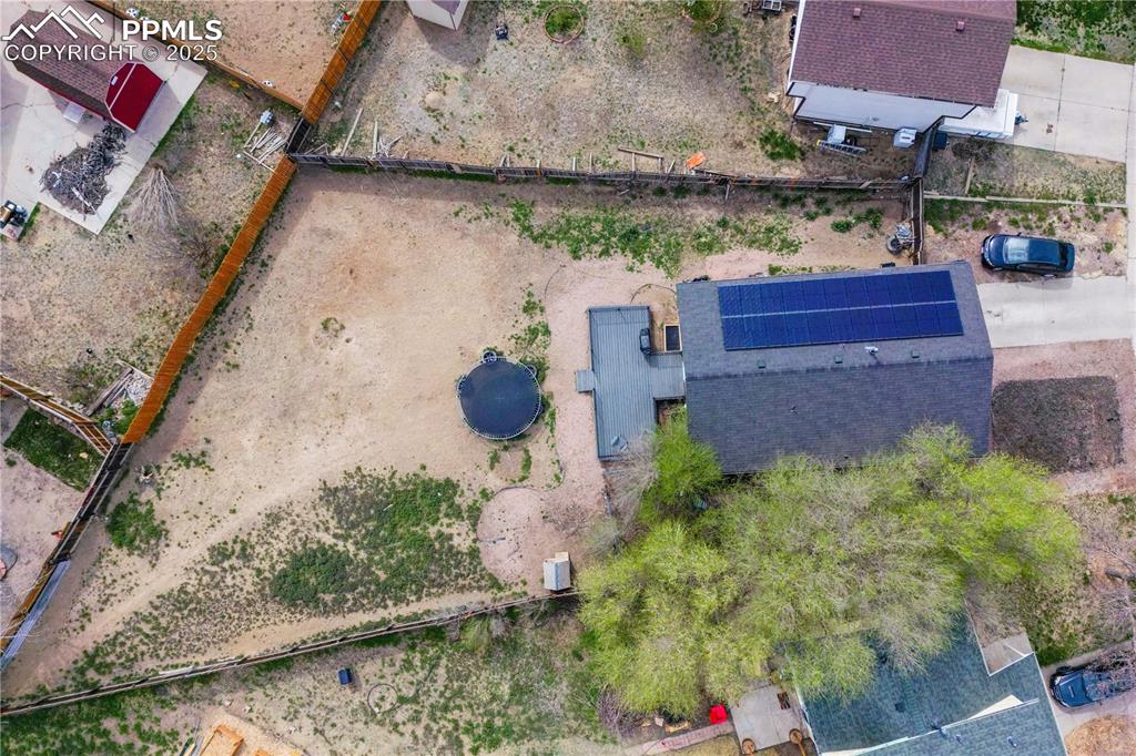 538 Blossom Field Road Fountain, CO 80817 - Photo 14 of 16 an aerial view of a house with outdoor space
