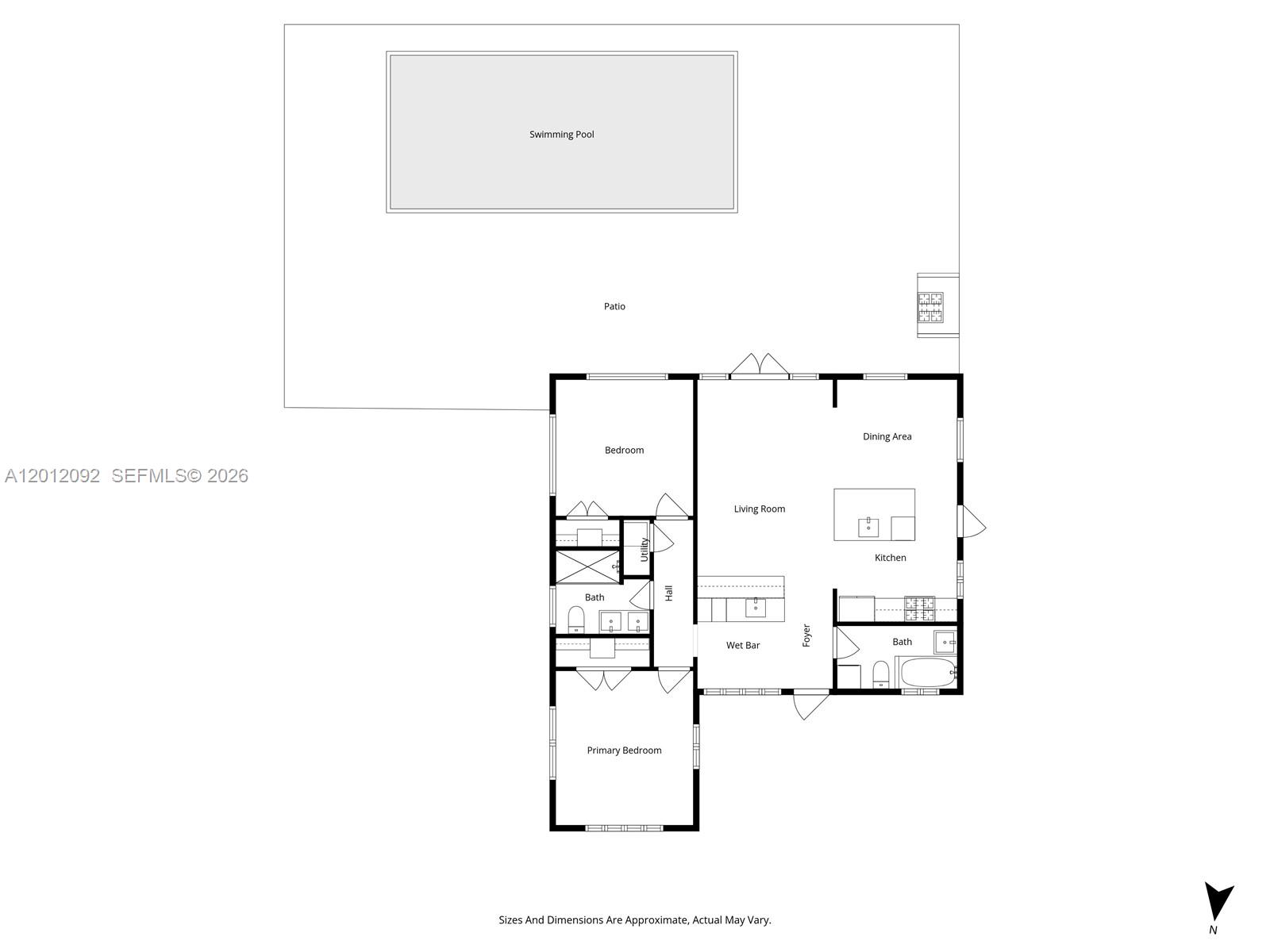 830 Northeast 72nd Street Miami, FL 33138 - Photo 19 of 19 a picture of floor plan