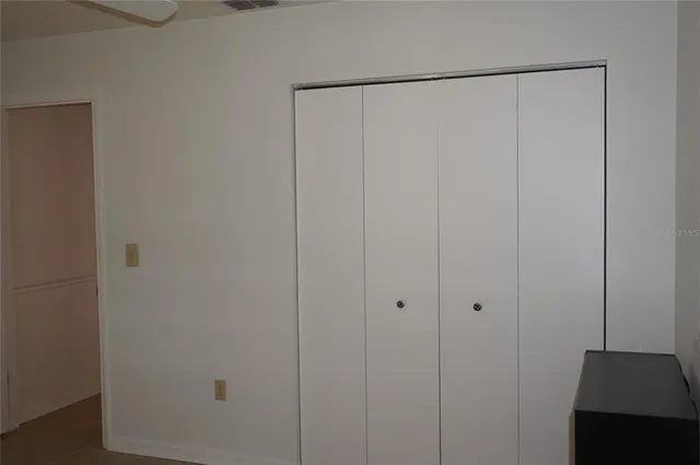 a view of a closet