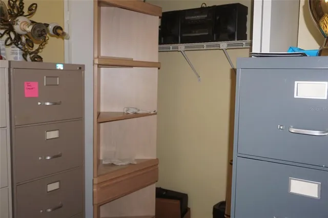 a view of walk in closet