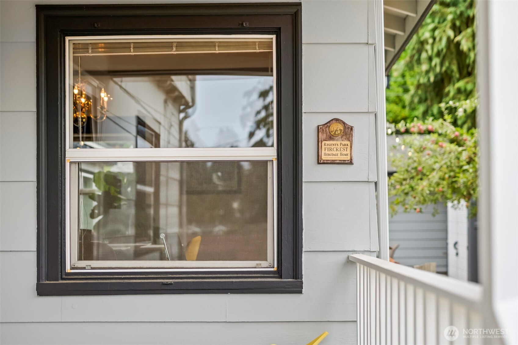 363 Del Monte Avenue Fircrest, WA 98466 - Photo 35 of 39 a view of a window of a house with a porch