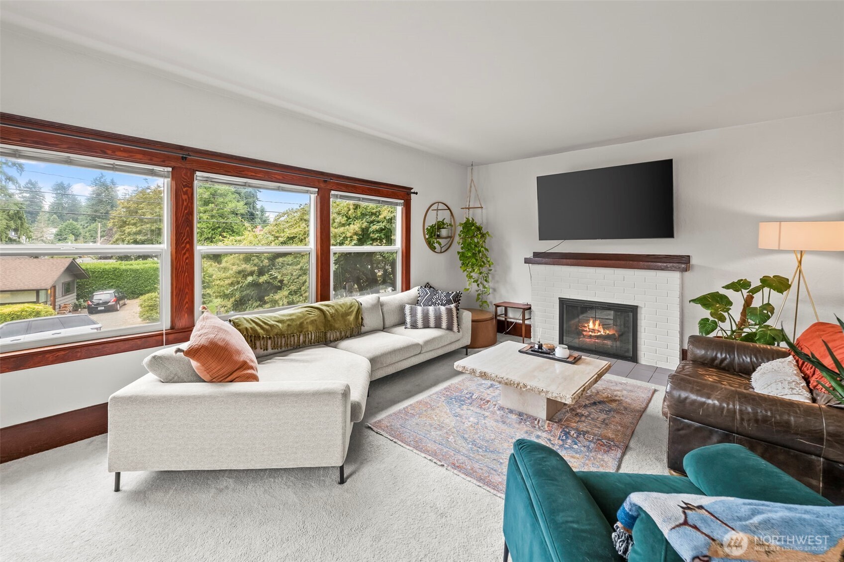 363 Del Monte Avenue Fircrest, WA 98466 - Photo 4 of 39 a living room with furniture fireplace and window