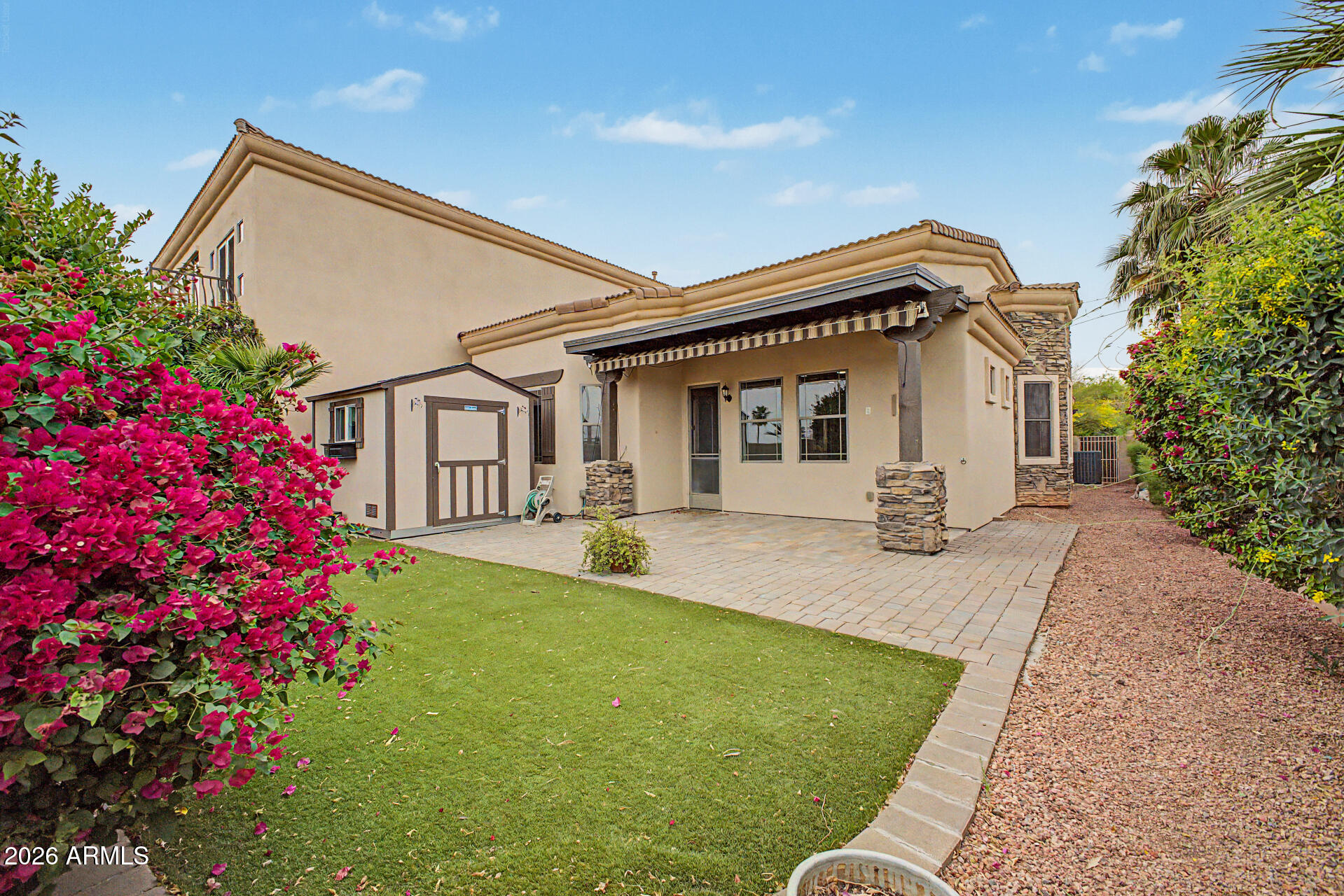 6202 East McKellips Road, Unit 19 Mesa, AZ 85215 - Photo 35 of 37 a front view of house with yard