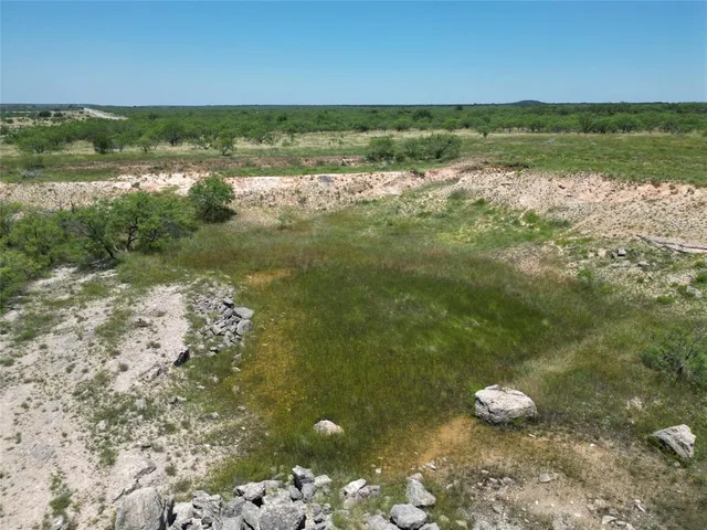 a view of a lake from a yard