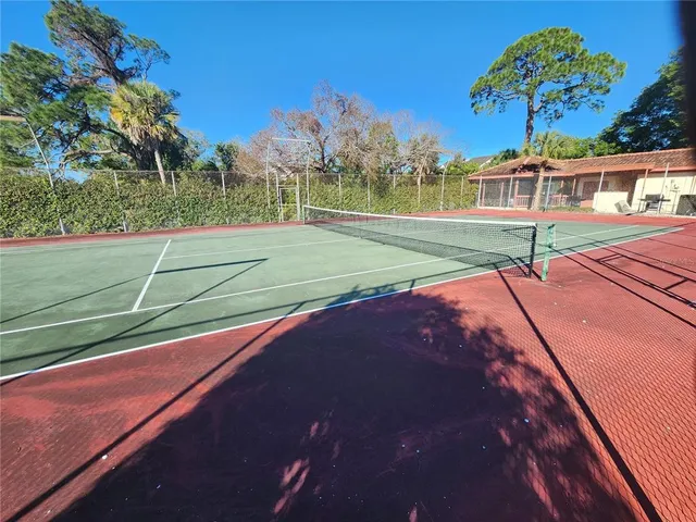 a view of a tennis court