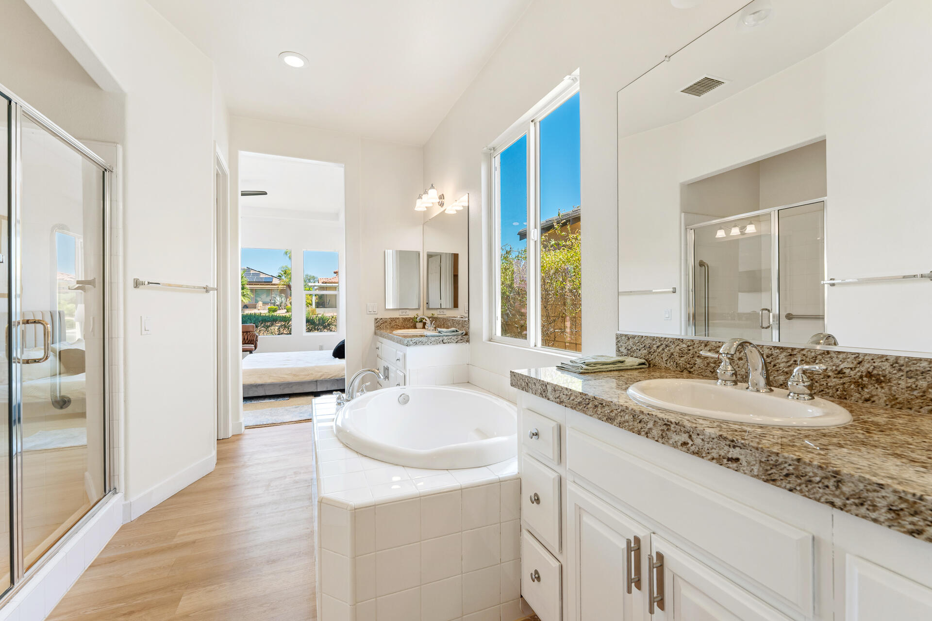 65 Shoreline Drive Rancho Mirage, CA 92270 - Photo 14 of 29 a en suite bathroom with a sink double vanity