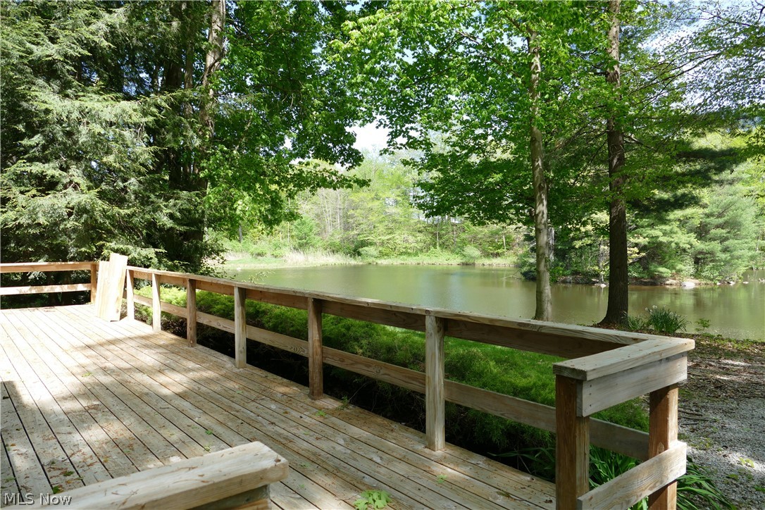 17340 Huntley Road Huntsburg, OH 44046 - Photo 3 of 24 Deck with a water view