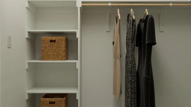 a view of walk in closet