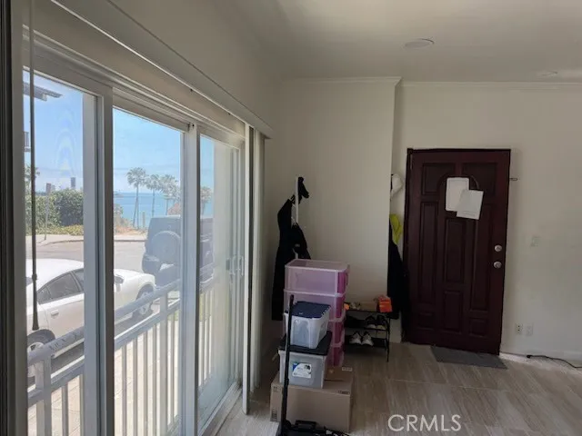 a room with furniture and a window