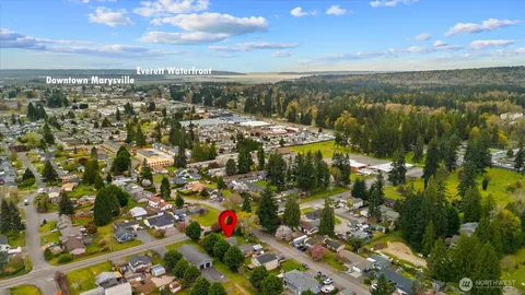 a view of lake with city view