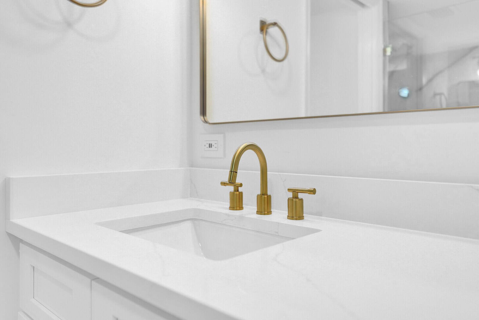 9260 Southwest 14th Street, Unit 2508 Boca Raton, FL 33428 - Photo 22 of 49 a bathroom with a sink and a mirror