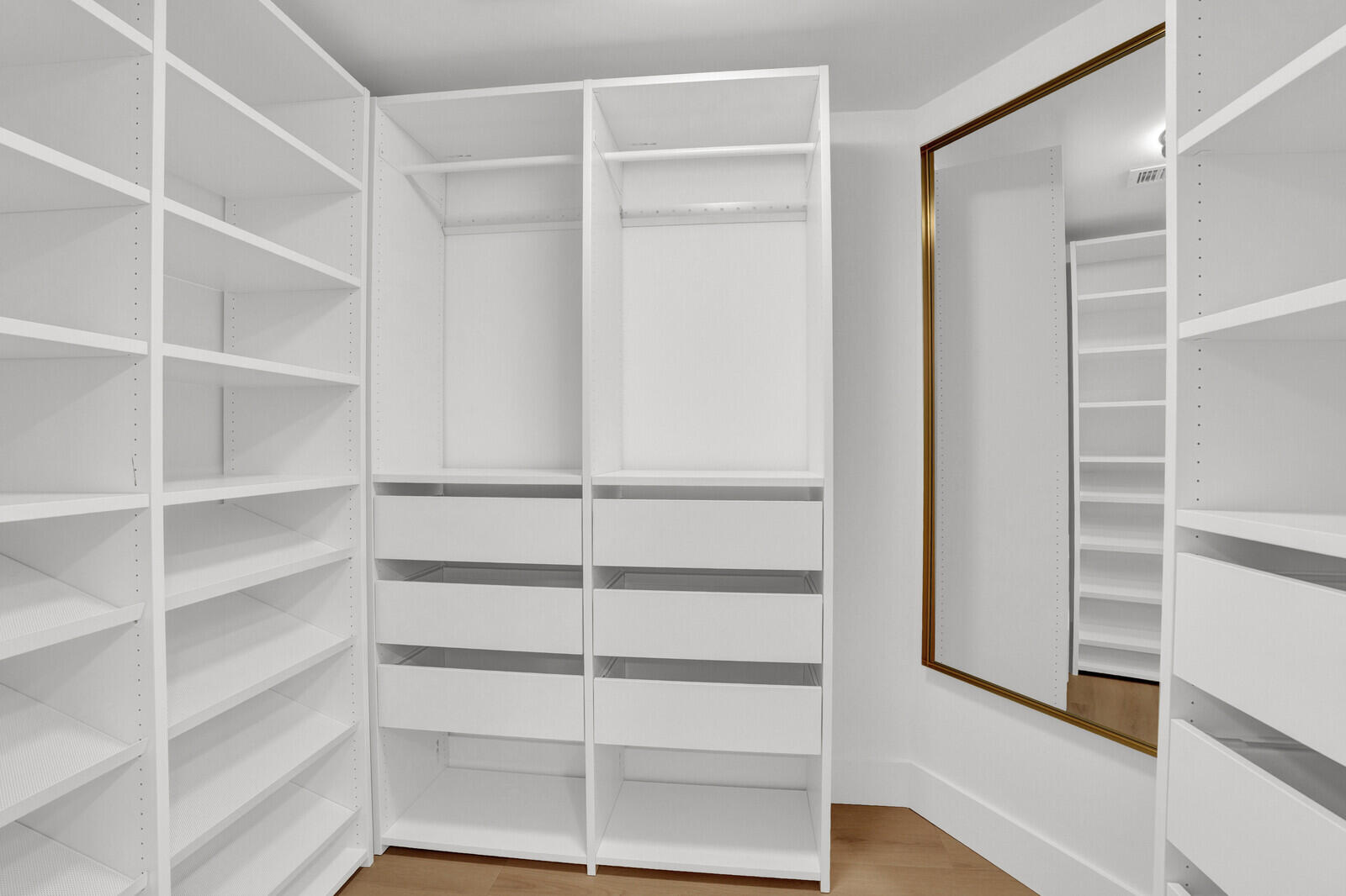 9260 Southwest 14th Street, Unit 2508 Boca Raton, FL 33428 - Photo 27 of 49 a view of walk in closet with empty racks